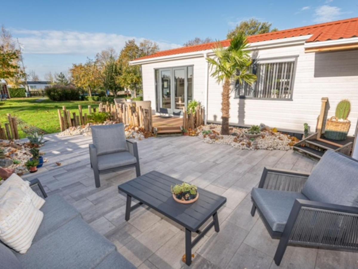 Chalet Sea Rocks With View And Garden Goedereede Exterior foto